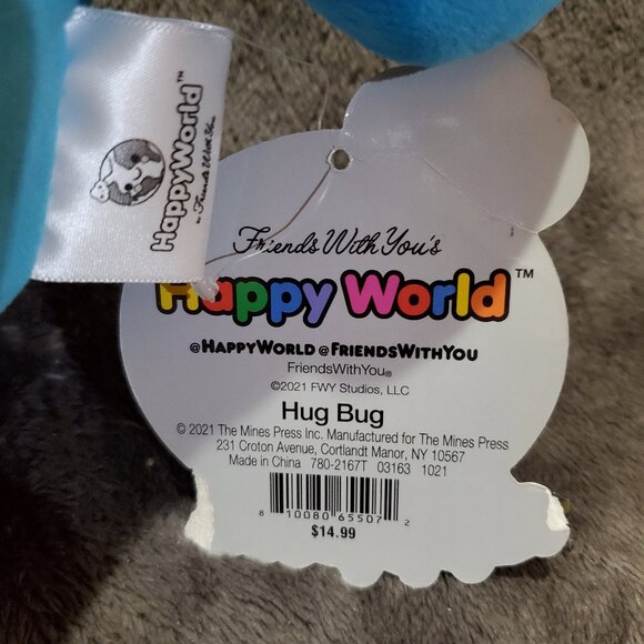 Happy World 2 Scoops Hug Bug Plush 14” (approx.) Friends With You - Picture 5 of 9